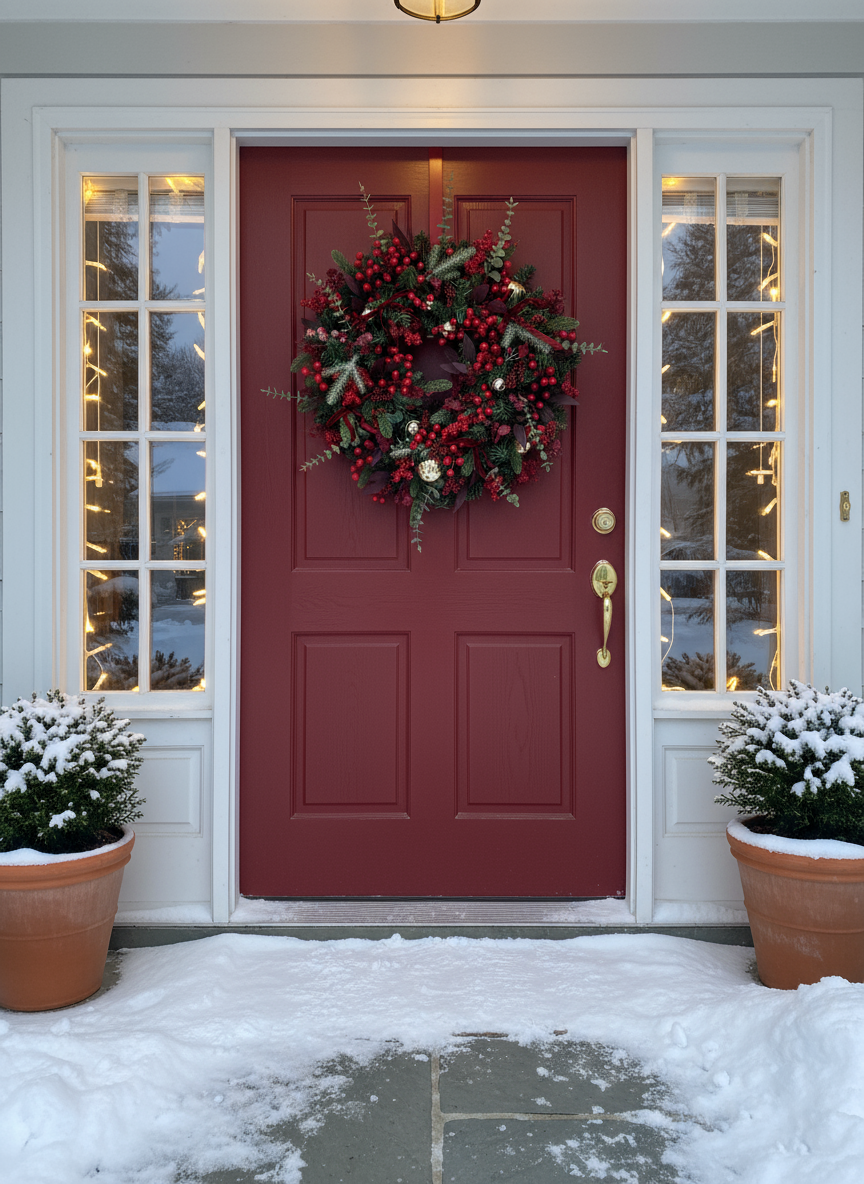 Cranberry Kisses wreath